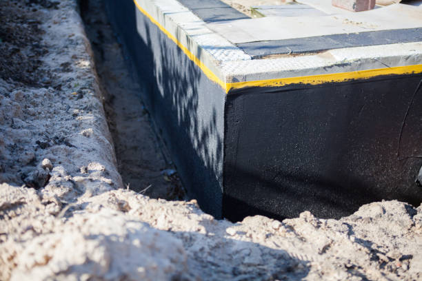 Residential Waterproofing installation at a East Lansing, MI home by SJ Waterproofing Pros